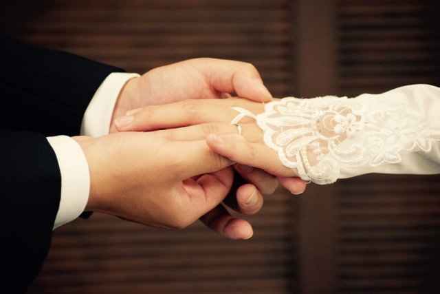 一番人気!結婚指輪はやっぱり定番のプラチナで♡