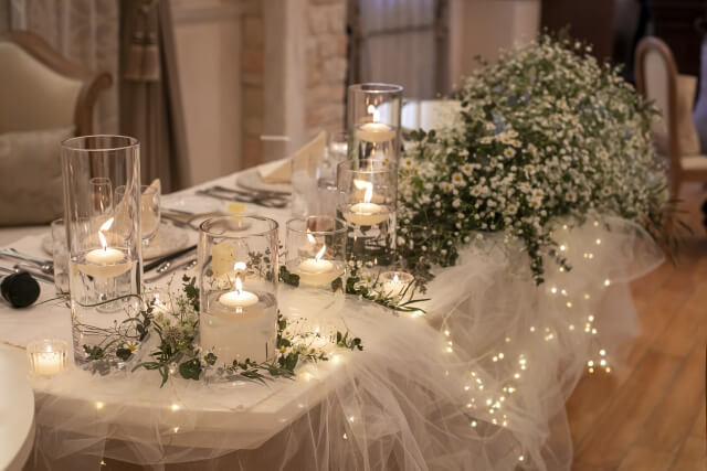 魅力的なナイトウェディングの演出アイデア集