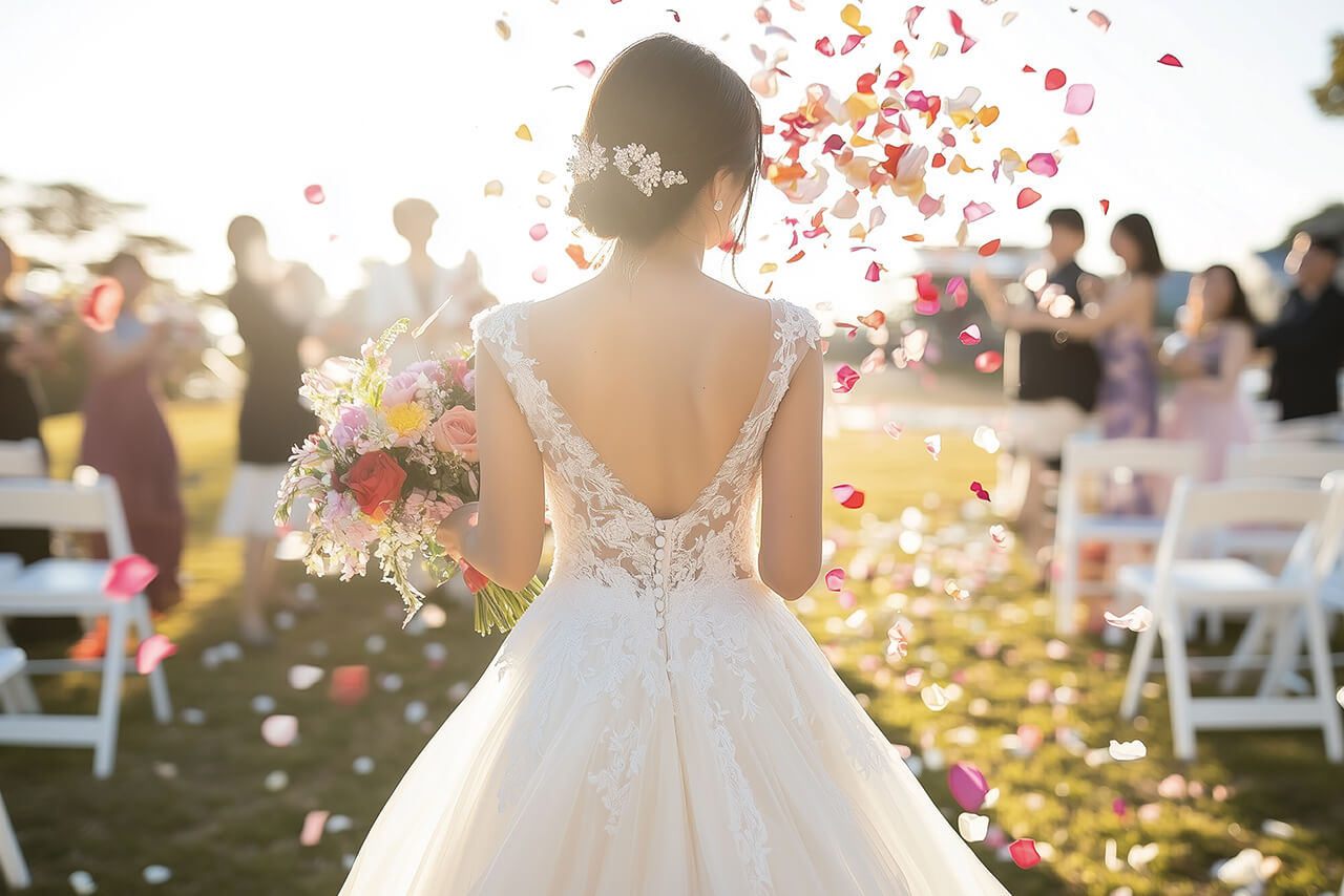 自然あふれるナチュラルウェディングの魅力